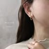 ピアス メタルボール ハート リング 金属アレルギー対応 フープ アクセサリー