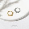 軟骨ピアス フープ いばら 茨 とげ ワンタッチ 金属アレルギー セグメントリング ボディピアス