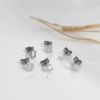 ステンレスピアス アルファベット イニシャル イングリッシュ 英字 文字 かわいい クール スタッドピアス アクセサリー