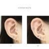 ステンレスピアス アルファベット イニシャル イングリッシュ 英字 文字 かわいい クール スタッドピアス アクセサリー