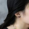 ピアス リボン かわいい バレエコア 韓国ファッション チタンポスト スタッド アクセサリー