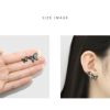 軟骨ピアス 蝶　螺鈿　貝　シェル　伝統工芸　ストレートバーベル ボディピアス
