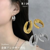 ピアス ドロップピアス シンプル 大人カワイイ ワンタッチ フープ リング アクセサリー