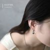 ピアス ドロップピアス シンプル 大人カワイイ ワンタッチ フープ リング アクセサリー