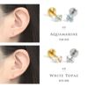 ピアス 天然石 誕生石 金属アレルギー アメジスト タンザナイト ルビー スタッド アクセサリー