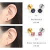 ピアス 天然石 誕生石 金属アレルギー アメジスト タンザナイト ルビー スタッド アクセサリー