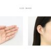 軟骨ピアス 蝶々 ちょうちょ バタフライ ジュエル キュービックジルコニア ストレートバーベル ボディピアス