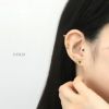 軟骨ピアス ビジュー ジュエル きれい キュービックジルコニア ストレートバーベル ボディピアス