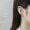 軟骨ピアス かわいい くま テディベア アンテナヘリックス ジルコニア ストレートバーベル ボディピアス 