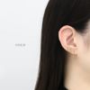 軟骨ピアス 星 スター きらきら コスモ 宇宙 ジュエル ストレートバーベル ボディピアス