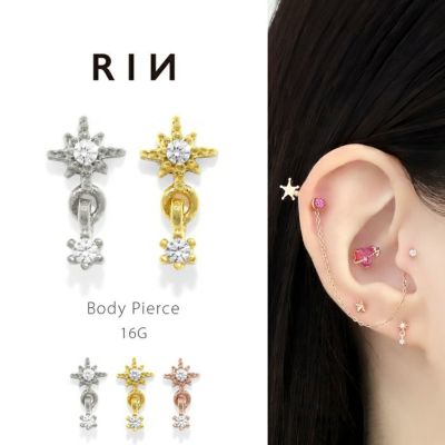 【最高品質】ピンクゴールド　ピアス 楽天市場】Paved double zirconia pierce | ミニ ピアス